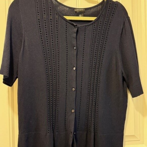 Ann Taylor Navy “Ann Cardigans” – Excellent Condition (set of 2) - Picture 2 of 5